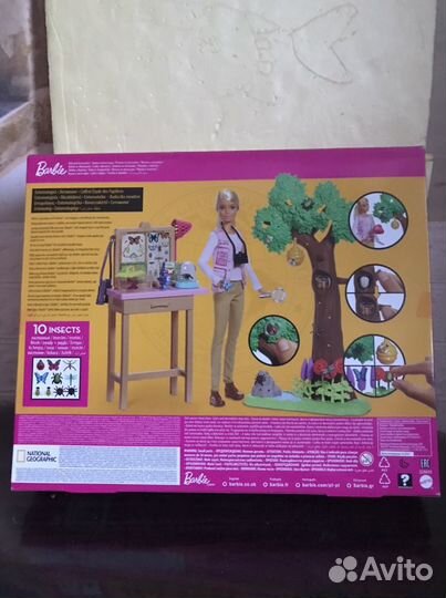 Барби энтомолог Barbie Mattel GDM49