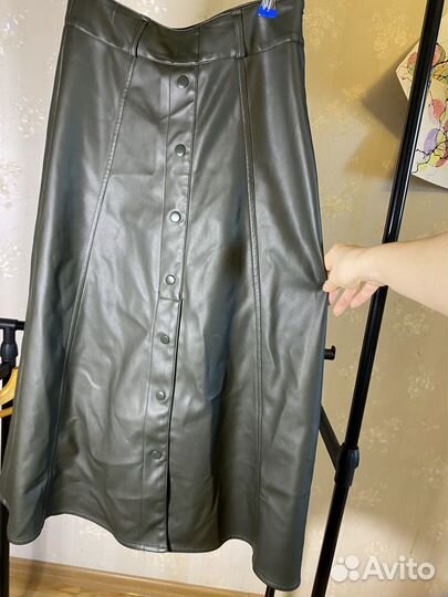 Юбка женская 42 44 экокожа