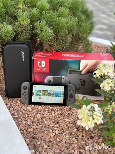 Чип Nintendo Switch 1rev+MicroSD+Игры