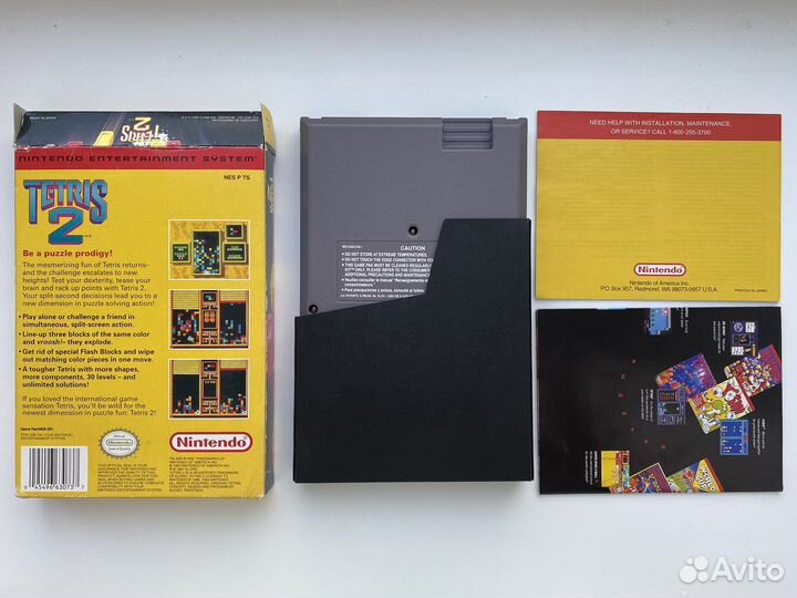 Видеоигра для NES - Tetris 2 (лицензия)