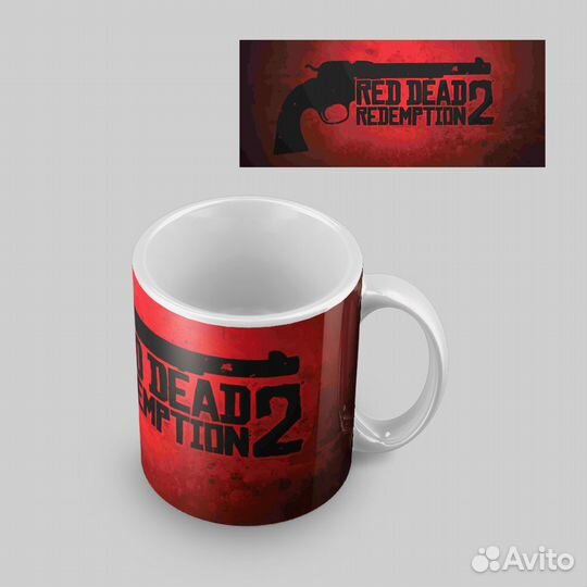 Кружка с картинкой RDR 2