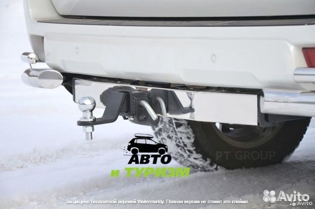 Фаркоп с нерж накладкой Toyota lexus GX 460