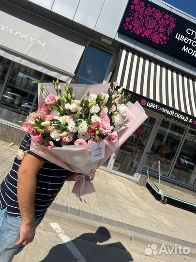 Цветы эустома букет доставка