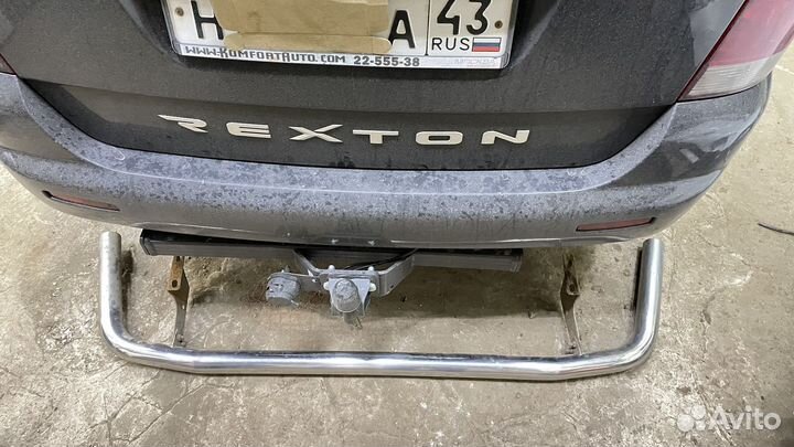 Защита заднего бампера Ssang Yong