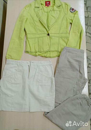 Льняные вещи на девушку 44