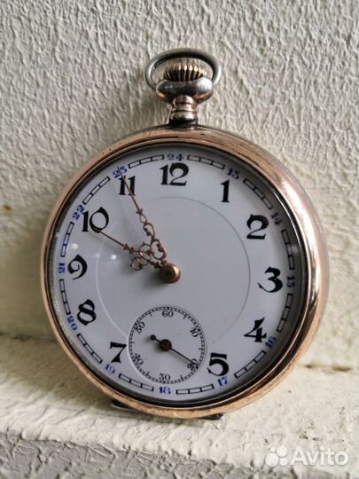 Часы карманные Cylinder 10 sleine Серебро 800 пр