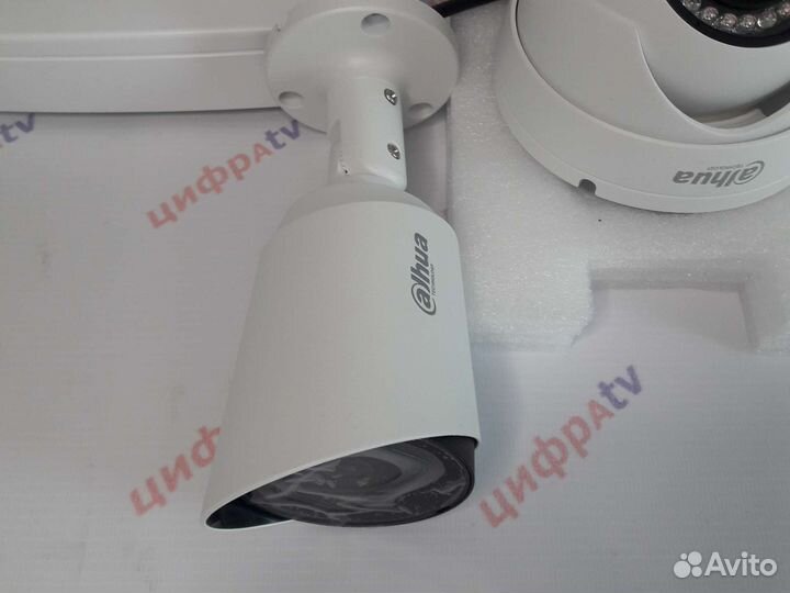 7 камер видеонаблюдения 4Мп регистратор Dahua