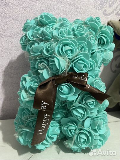 Мишка из роз