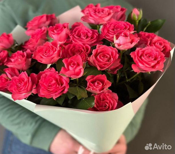 Розы кустовые букет Доставка Самовывоз