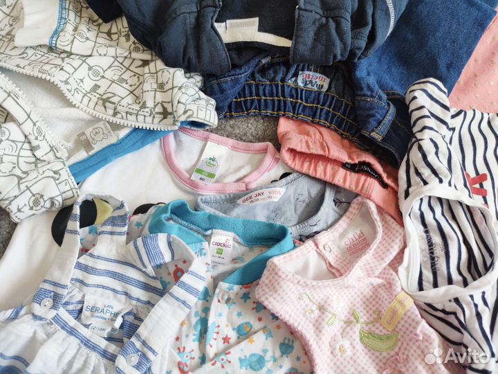 Вещи пакетом на девочку 1 -1,5 года (80-86)