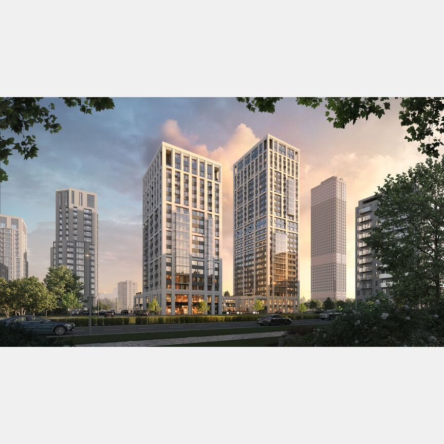 2-к. квартира, 57,8 м², 20/29 эт.