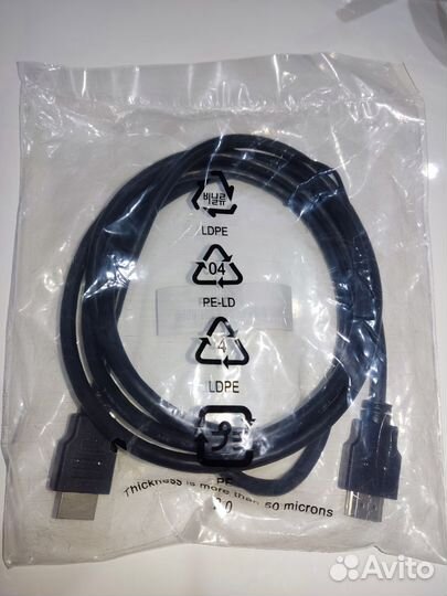 Кабель hdmi - hdmi 1.4, 1.8м, vw-1