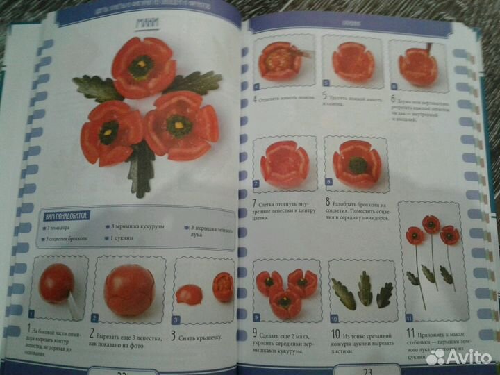 Книга об украшениях для блюд