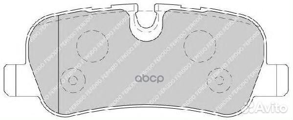 Колодки тоpмозные FDB1613 Ferodo