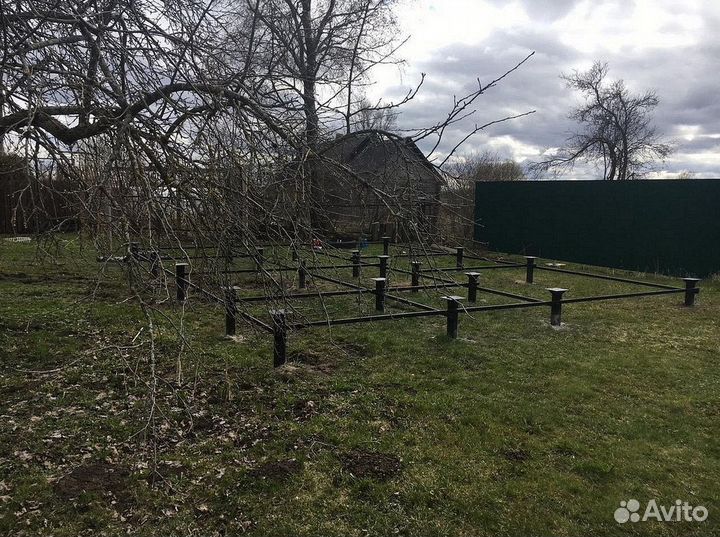 Винтовые сваи для фундамента