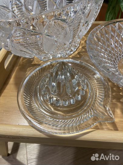Хрусталь стекло салатники СССР