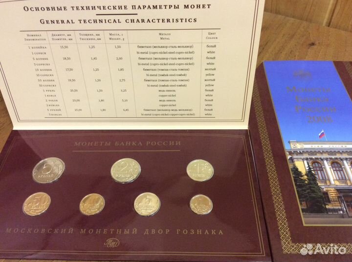 Продам официальный набор монет Гоззнака