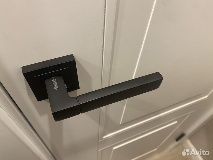 Дверная ручка межкомнатная Bravo A-200 черная