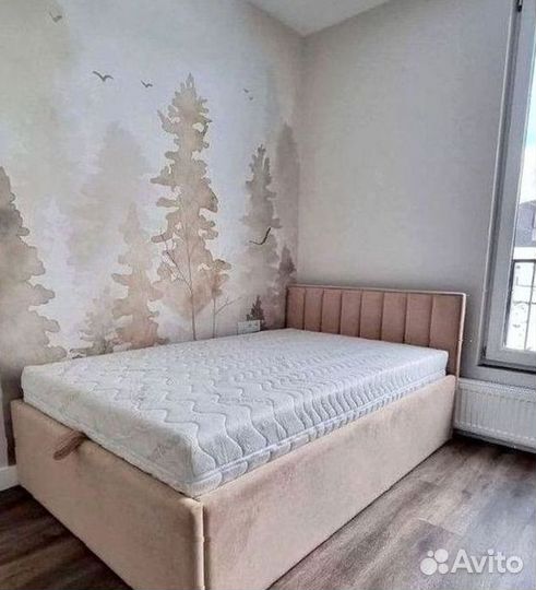 Кровать мягкая односпальная на заказ