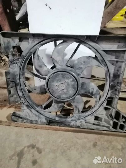 Вентилятор радиатора renault logan 2