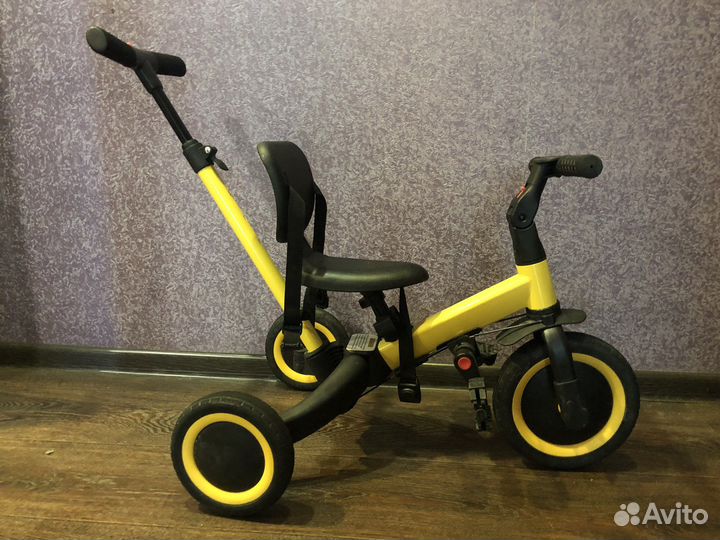 Детский трехколесный велосипед беговел
