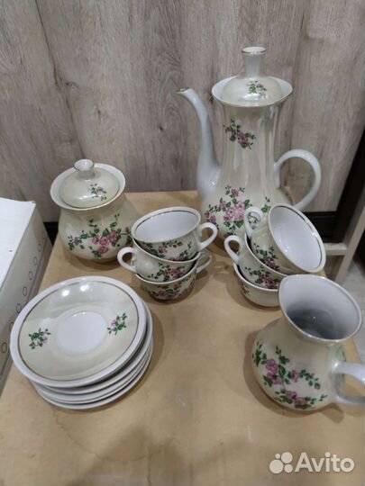 Кофейный сервиз СССР фарфор