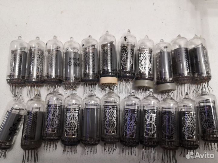 Лампы ин-14 68шт проверенные, с дефектом