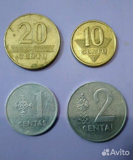 Набор монет Литвы