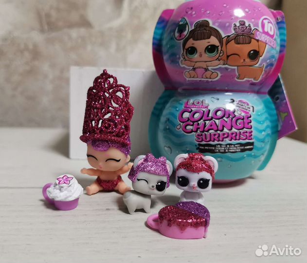 Lol Color Change 2 in 1 Lil and Pet, семейки