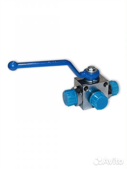 Кран S24*S24*S24 (M20*1.5) шаровой гидравлический