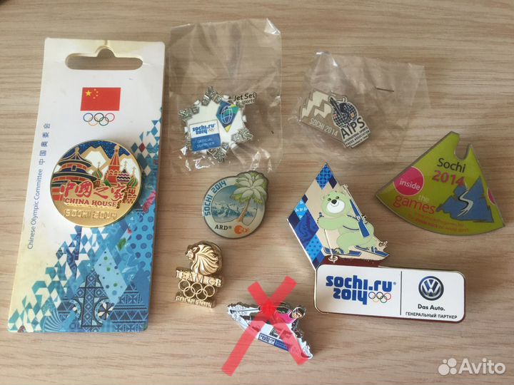 Значки Олимпиада Сочи 2014