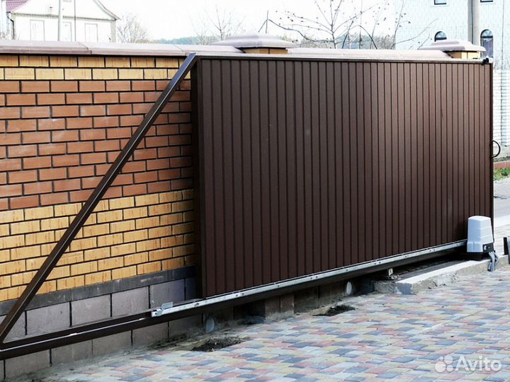 Откатные ворота 4х2