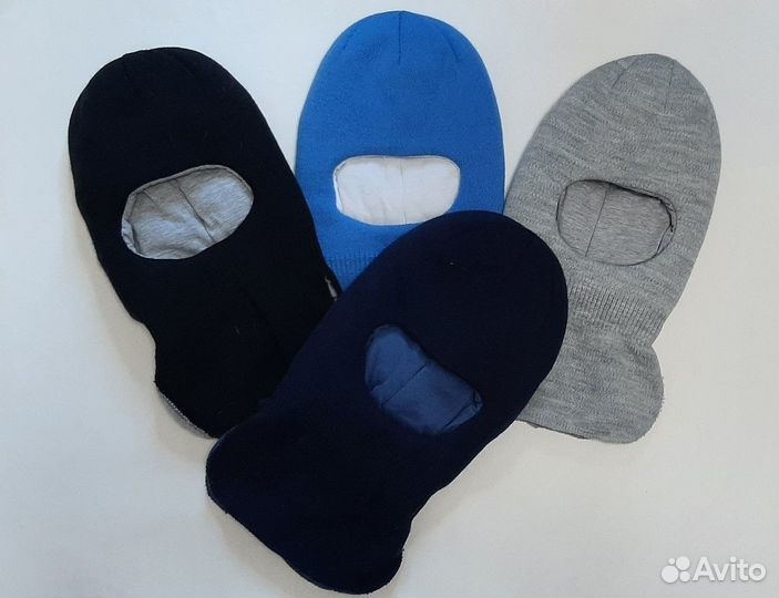 Шапка- шлем зимний для мальчика, новый