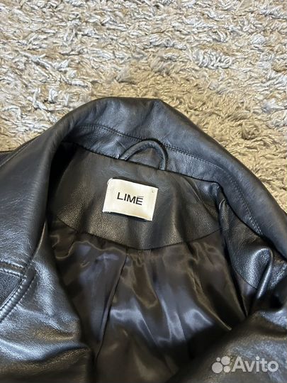 Кожаная куртка lime