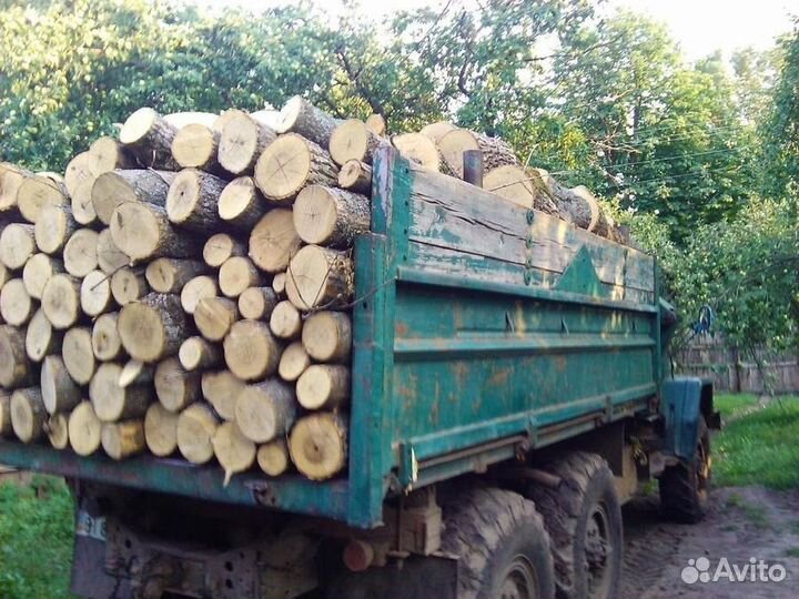 Дрова сосновые, горбыль