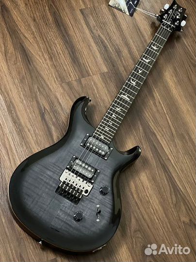 Электрогитара PRS SE Custom 24 Floyd Charcoal Burs