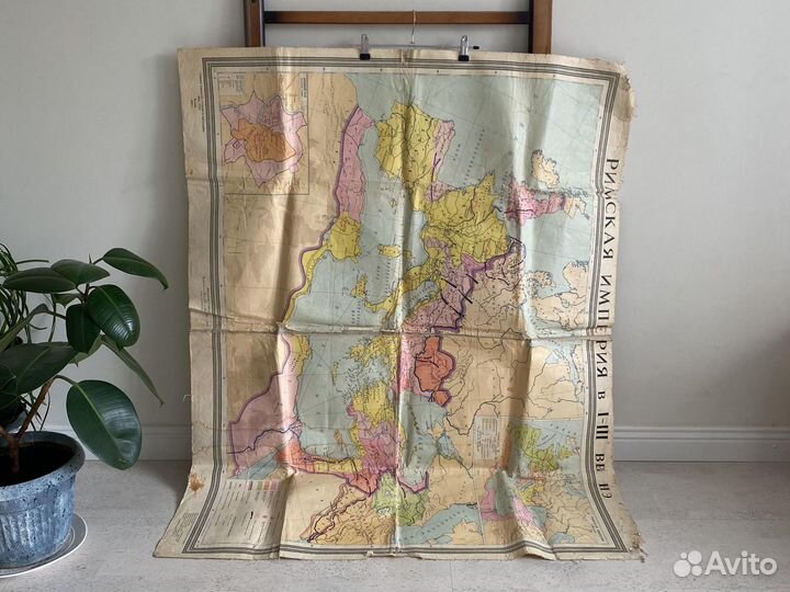 Школьная карта времен СССР часть 1