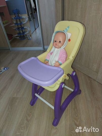 Стул для кормления куклы