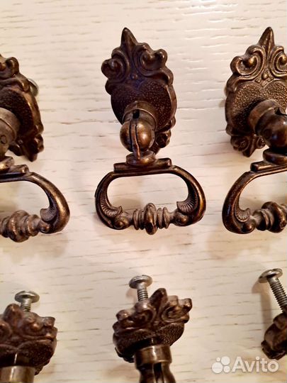 Мебельные ручки,старинные