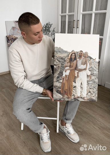 Фото на холсте, картины по фото на заказ, подарок