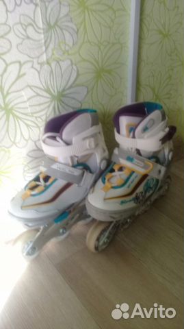 Роликовые коньки детские раздвижные