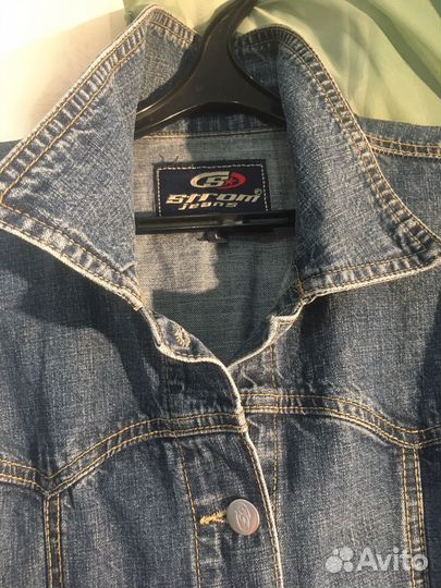 Джинсовое платье-плащ 48р