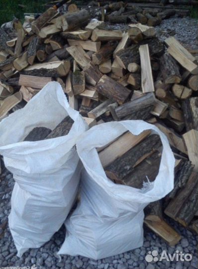 Дрова дубовые колотые