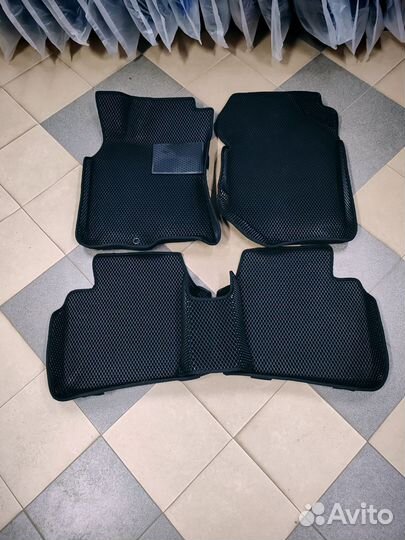 Ева/Eva коврики 3D с бортами Nissan X-Trail I Т 30