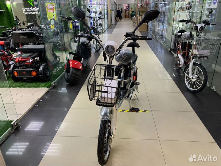 Электровелосипед SML-007 с амортизаторами