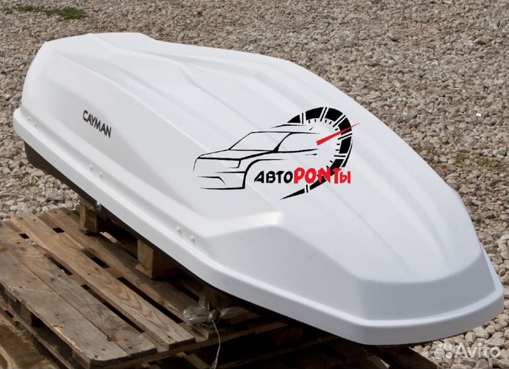 Автобокс Cayman белый на Лада Веста св кросс