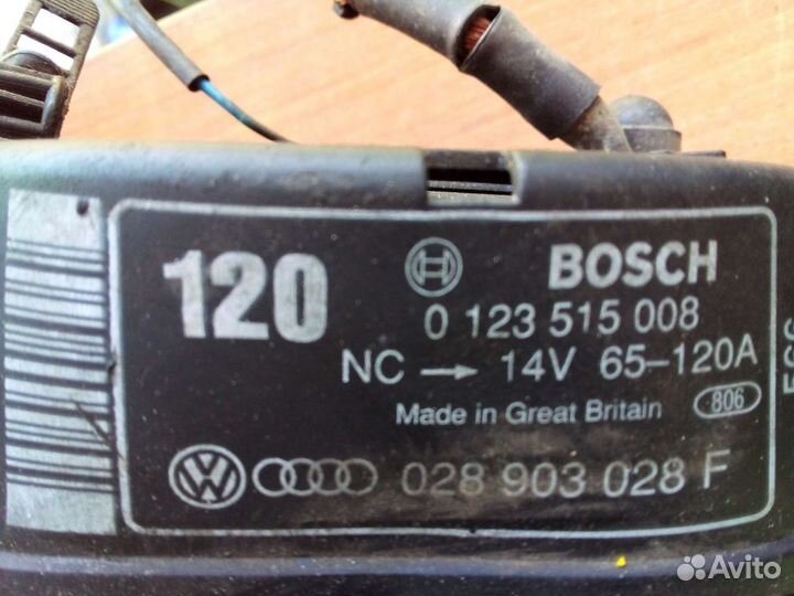 Генератор volkswagen audi