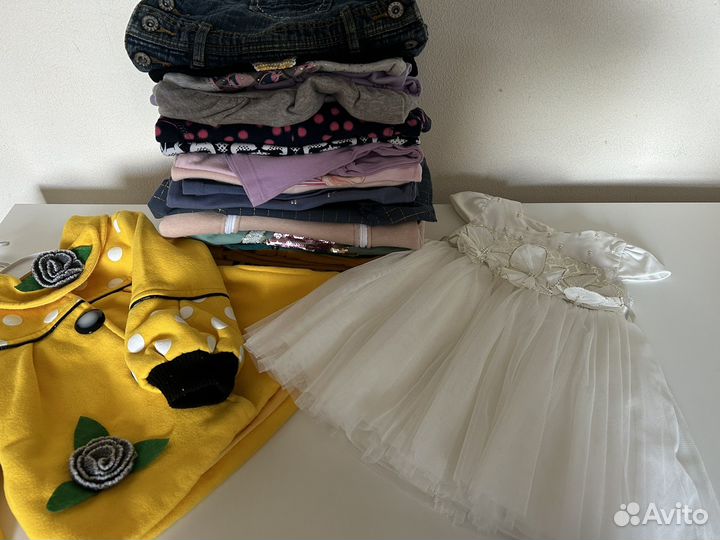 Пакет вещей на девочку 86-92-98