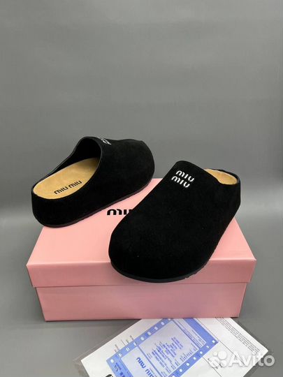 Тапочки Сабо Miu Miu Размеры 36-40