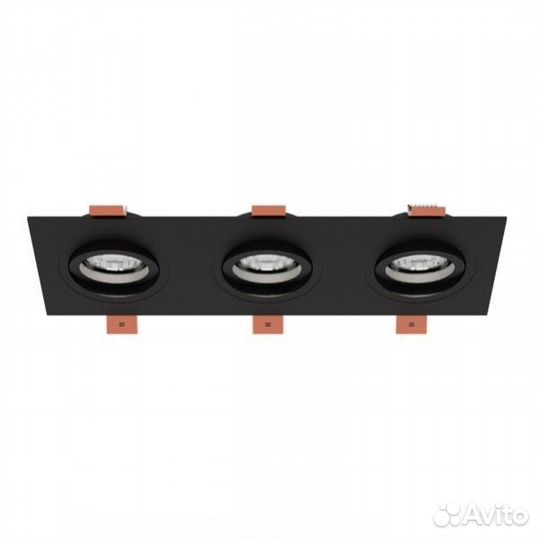 Светильник встраиваемый 4367 black/чёрный D257*92